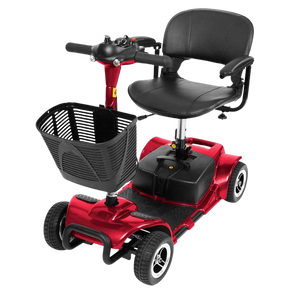 Vive Health MOB1027 4-Wheel Swivel Seat Mobility Scooter Red New