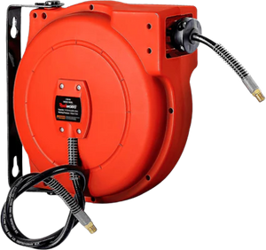 ReelWorks H860152 Retractable Grease Hose Reel 1/4 x 50' 1/4 MNPT Co –  FactoryPure