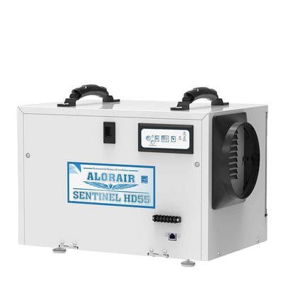 AlorAir HD55 Sentinel Basement/Crawlspace Dehumidifier 55 Pints with HGV Defrosting and Remote Monitoring New