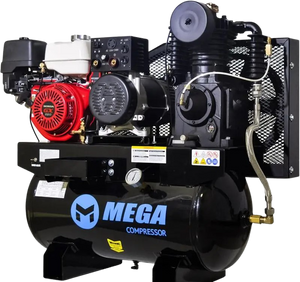 Mega Compressor MP-13030HWG 3-in-1 Air Compressor Welder Generator 30 Gallon 13 HP Honda Electric Start New