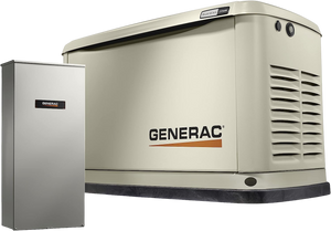 Generac 7043 Guardian 22kW Standby Generator w/ 200 Amp Automatic Transfer Switch