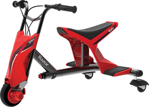 Razor Drift Rider Up To 40 Minute Run Time 9 MPH Electric Cycle Red Black New