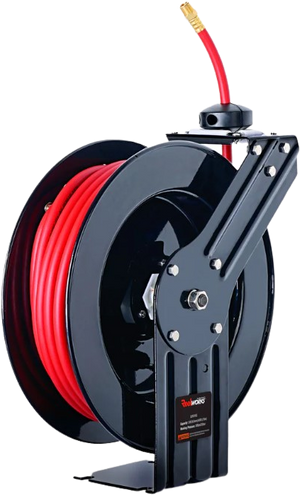 Reelworks 50 ft. Retractable Air-Hose Reel with Hose