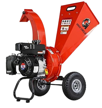 G GUO054 Mini Wood Chipper and Shredder 7HP 212CC Gas Engine 3