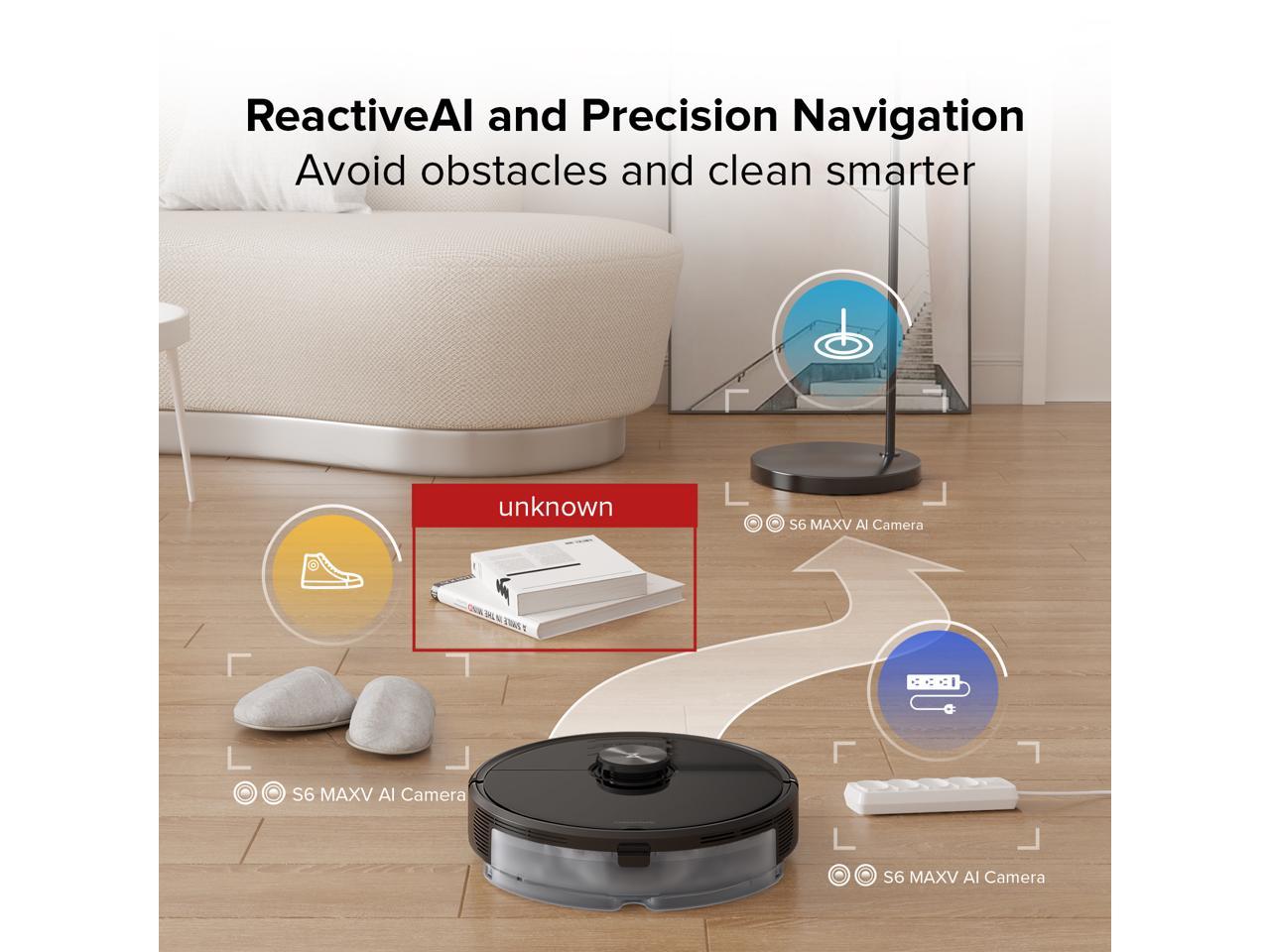 Roborock S6 MaxV Robot Vacuum Cleaner with ReactiveAI and