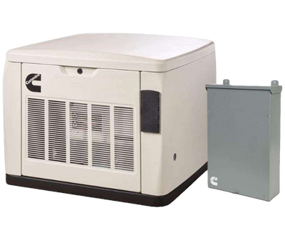 Cummins RS20AC A061C602 20kW w/Remote Monitoring Quiet Connect™ Series Standby Generator LP/NG with 200A Automatic Transfer Switch New