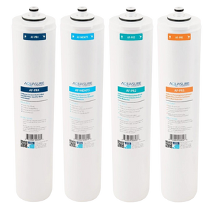 Aquasure AF-CP75 Premier Series Complete 4 Stages Quick Twist Filter Bundle with 75 GPD Reverse Osmosis Water System Membrane New