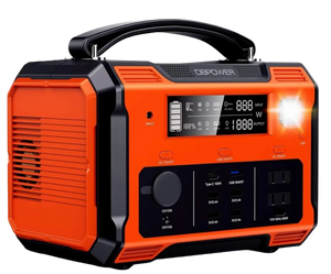 DBPOWER PWPG0009 500W 505Wh 140000mAh Portable Power Station w/ LED Light Solar Battery Generator New