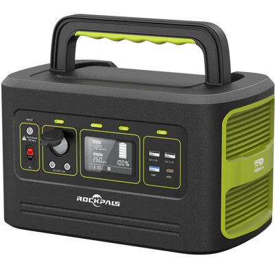 Rockpals Freeman 600W 12V 614.4Wh Portable Power Station New