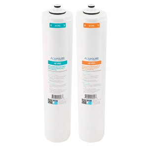 Aquasure AF-PRE12 Premier Series Stages 1 and 2 Pre-Filtration Quick Twist Reverse Osmosis Water System Filter Bundle New