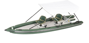Outboard inflatable boat - FishSkiff™ 16 - SeaEagle.com - rigid / open /  for fishing