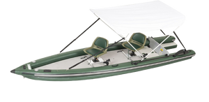 Sea Eagle FishSkiff 16 Inflatable Fishing Boat FSK16K_SWC with Swivel Seat  and Canopy Lowest Price Canada