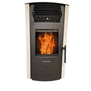 ComfortBilt HP50 2,200 sq. ft. EPA Certified Pellet Stove with Auto Ignition and 47 lb Hopper Arctic White New