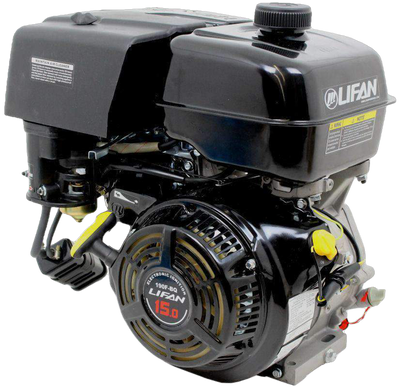 Lifan LF190F-BDQC 15 HP 420cc 4-Stroke OHV Gas Engine with Electric Start, 18 Amp Open Box (Never Used)