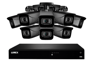 Lorex N4K3-168BB 16-Channel Fusion NVR System with Eight 4K (8MP) IP Cameras Security Surveillance System New