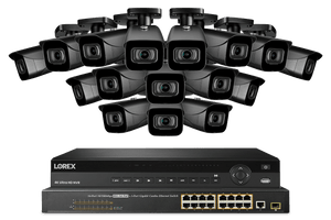 Lorex NC4K8-3216BB 32-Channel NVR System with Sixteen 4K (8MP) IP Cameras Security Surveillance System New