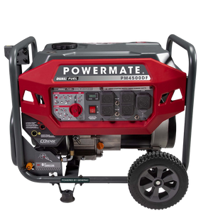 Generac/Powermate PM4500DF 3600W/4500W Recoil Start Dual Fuel Portable Generator with CO-Sense New