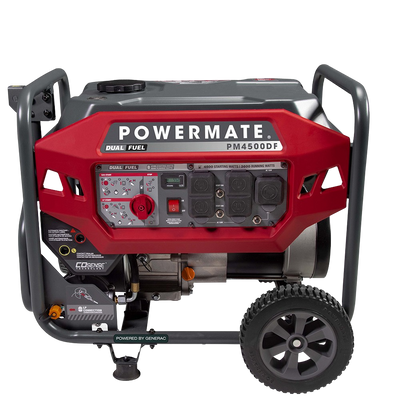 Generac/Powermate PM4500DF 3600W/4500W Recoil Start Dual Fuel Portable Generator with CO-Sense New