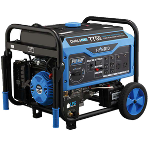 Pulsar PG7750B 6250W/7750W Dual Fuel Electric Start Portable Generator New