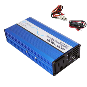 Aims Power PWRI18012S 180 Watt Pure Sine Power Inverter w/ USB Port New