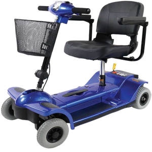 Zip'r 4 XTRA Traveler Long Range Mobility Scooter Blue New