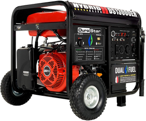 DuroMax / DuroStar DS13000EH 10500W/13000W Electric Start Dual Fuel Generator New (Red Version of XP13000EH)