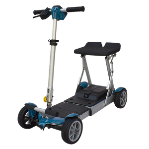 EV Rider Gypsy Q2 Folding Scooter 46 pounds Blue New