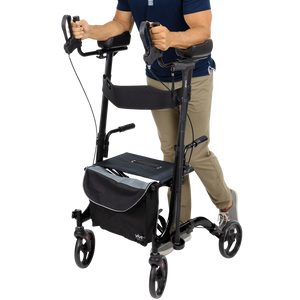 Vive Health MOB1033BLK Upright Walker Black New