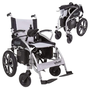 Vive Health MOB1029S Compact Power Wheelchair New – FactoryPure