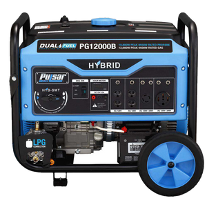 Pulsar Products PG12000B 12000W/9500W Dual Fuel Electric Start Portable Generator New