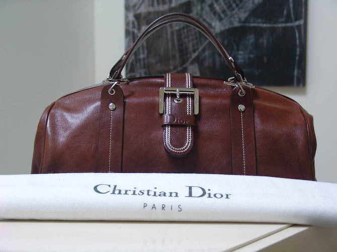 Christian Dior Chestnut Doctor's Bag 