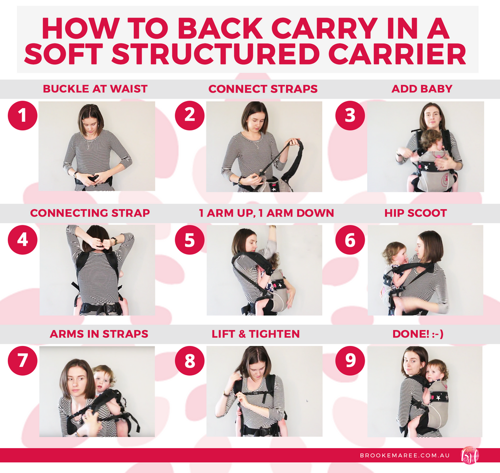 Back Carry in a Soft Structured Carrier 