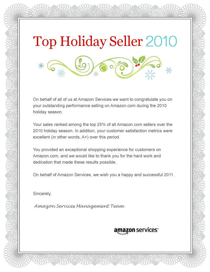 Amazon Award