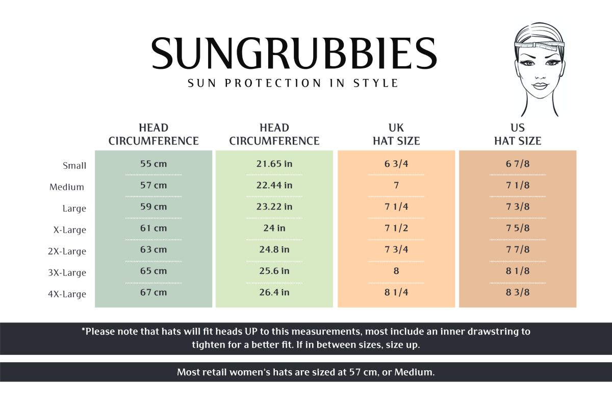 Hat Sizing Chart For Women