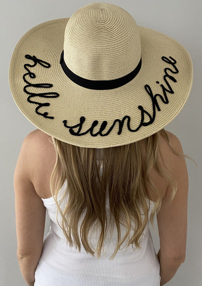 Black Summer Hat For Women Fits Large Head XLarge