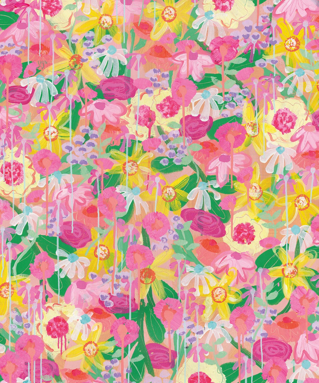 Tiff Manuell x Milton and King Collaboration Statement Floral Wallpaper