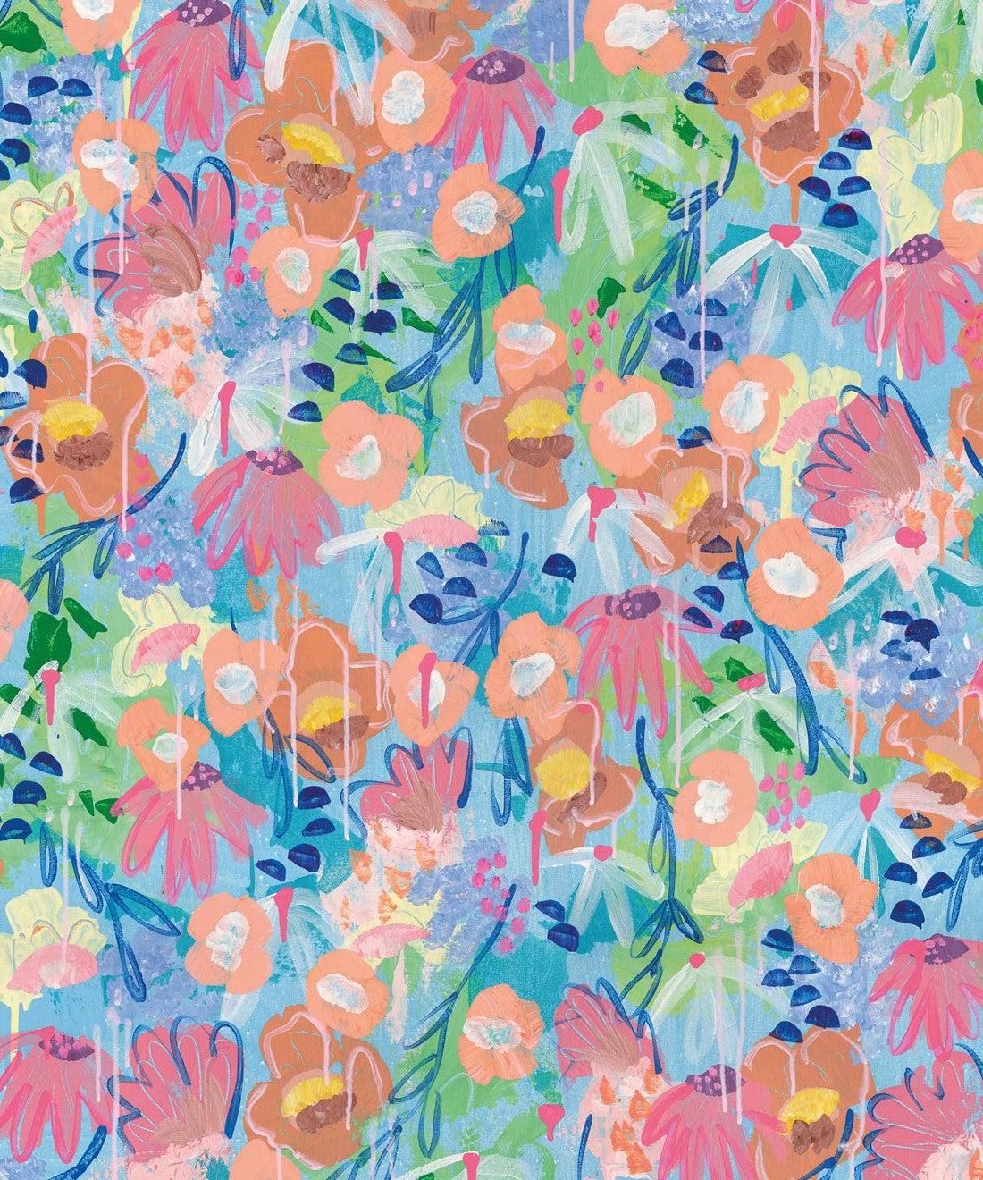 Tiff Manuell x Milton and King Collaboration Statement Floral Wallpaper