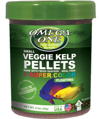 Omega One Super Color Veggie Kelp Floating Pellets (Various Sizes)