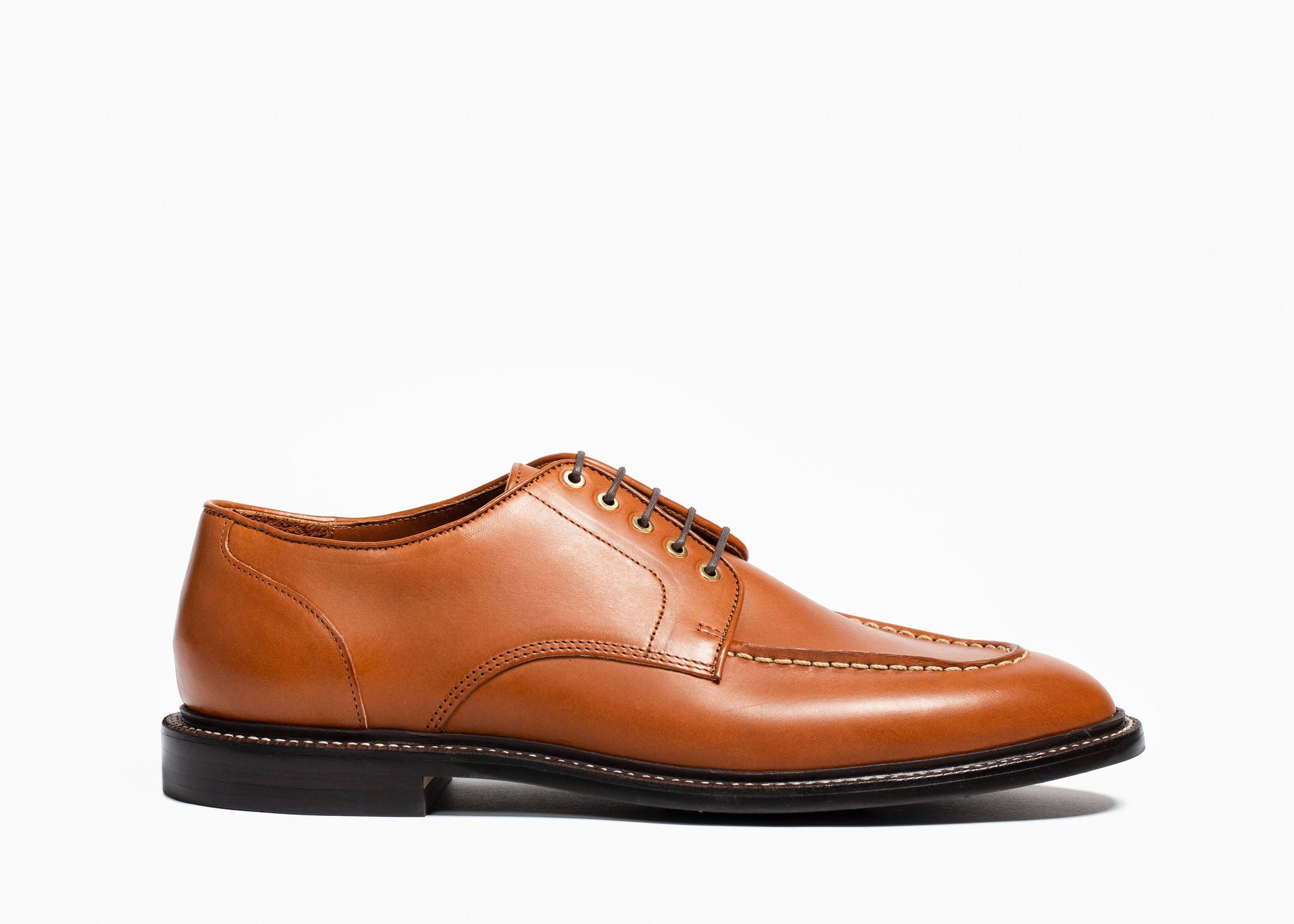 Moc Toe Derby Saddle Tan, Grant Stone, $412