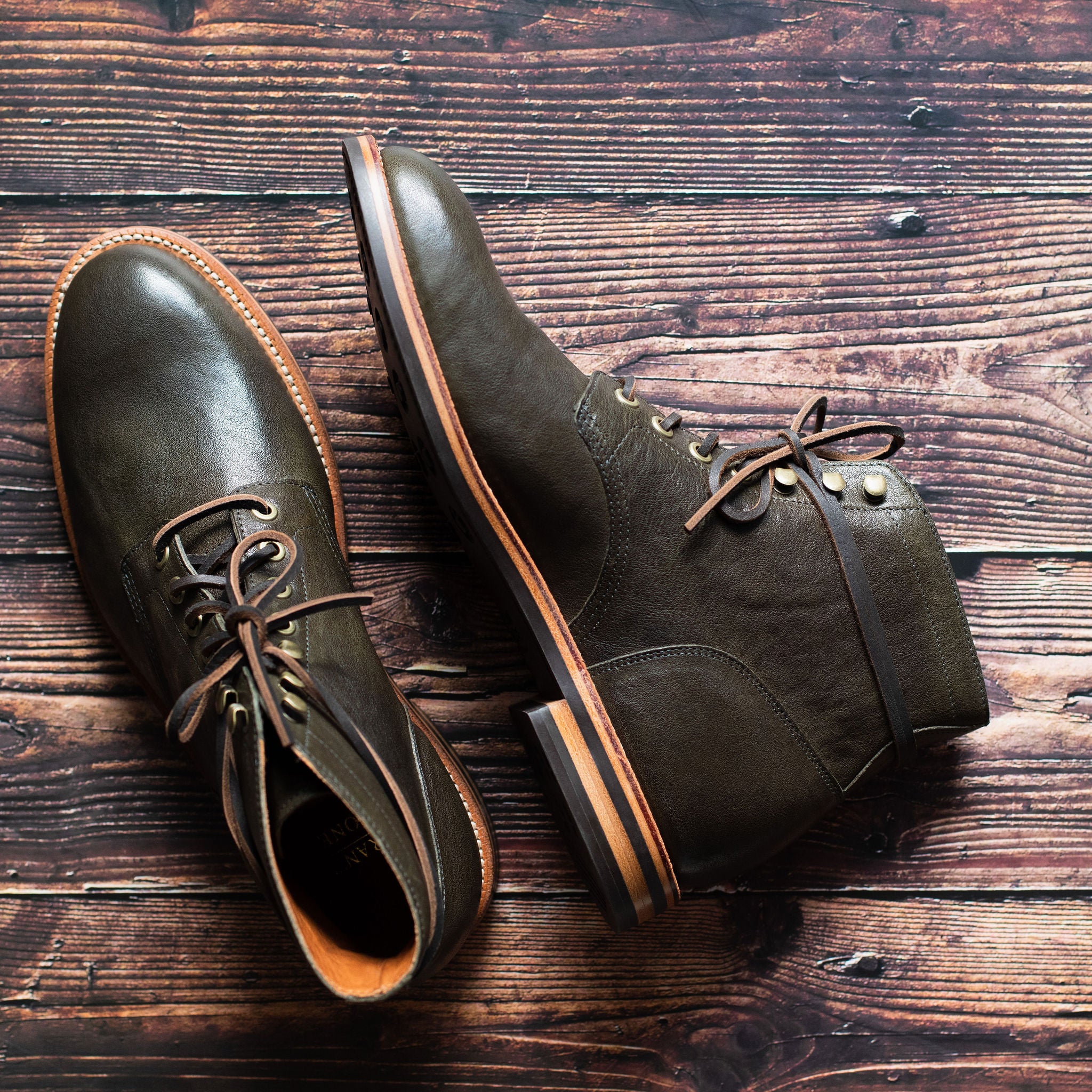 Alden x J.Crew #8 Boots - Changing Edge Color : goodyearwelt