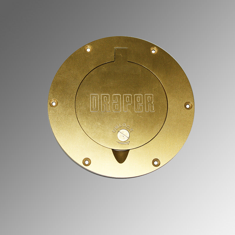 Locking Brass Cover Plate Assembly