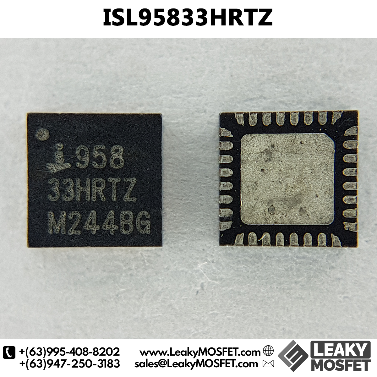 ISL95833 QFN-32 - Leaky MOSFET