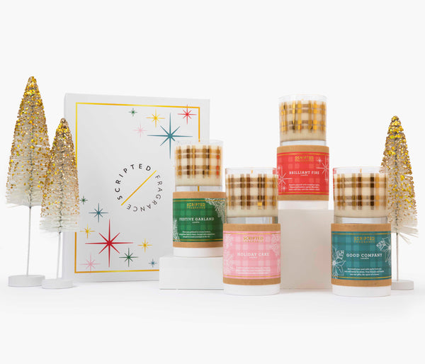 Holiday Candle Gift Set_Scripted Fragrance