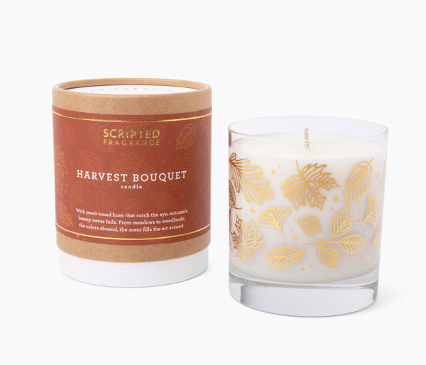 Harvest Bouquet Autumn Soy Candle_Scripted Fragrance