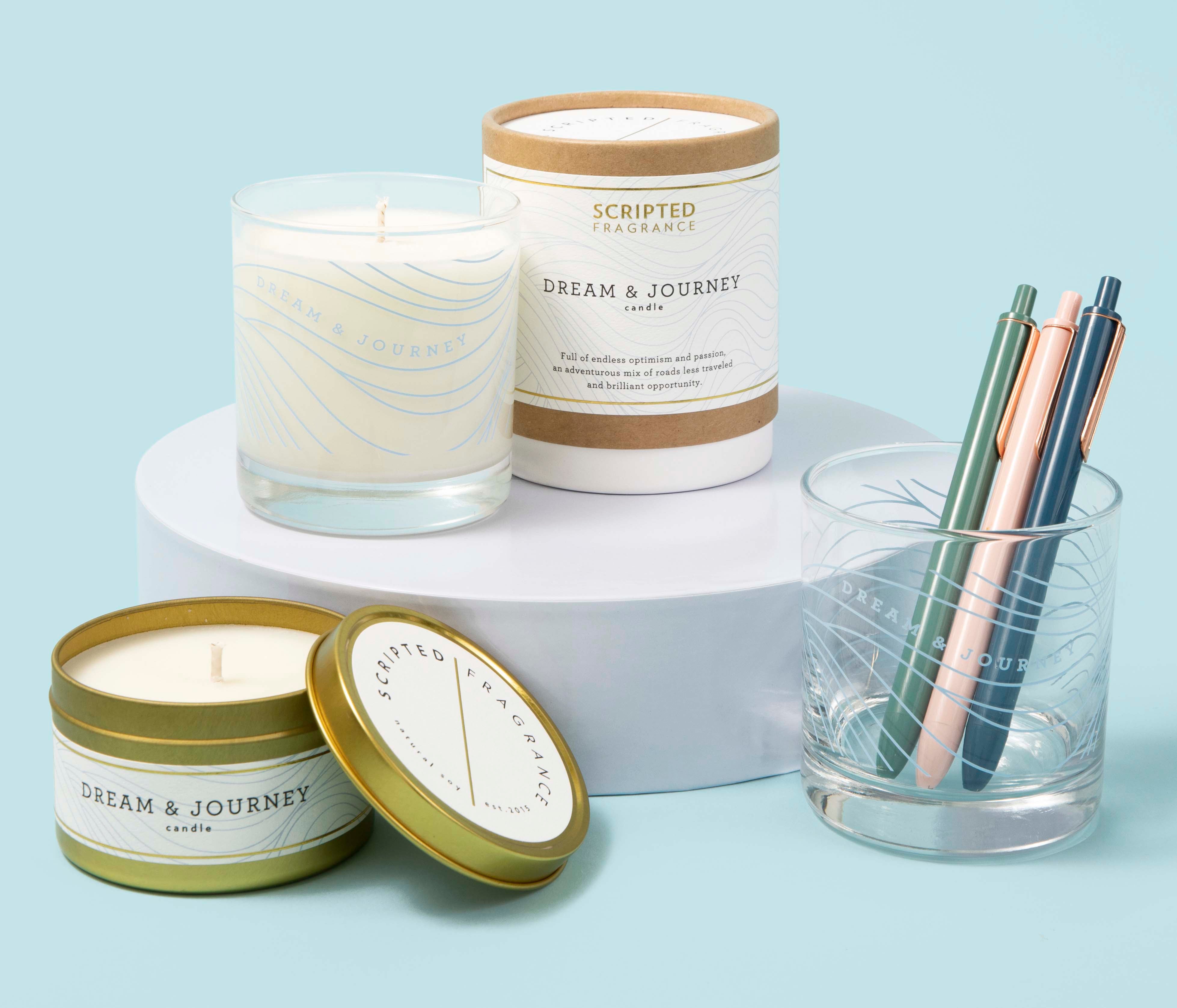 Scripted Fragrance Soy Candle Dream & Journey