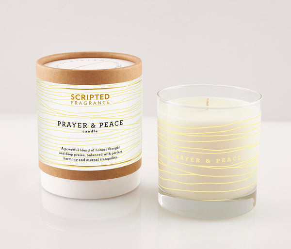 Prayer & Peace Soy Candle | Scripted Fragrance