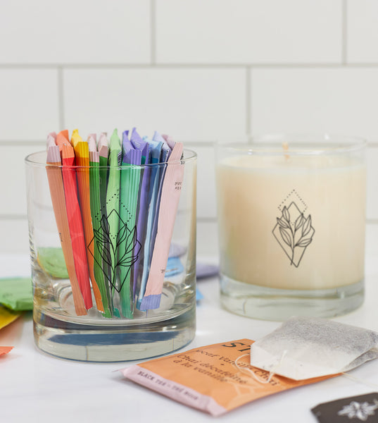 Relaxation Soy Candle in Reusable Rocks Glass | Scripted Fragrance