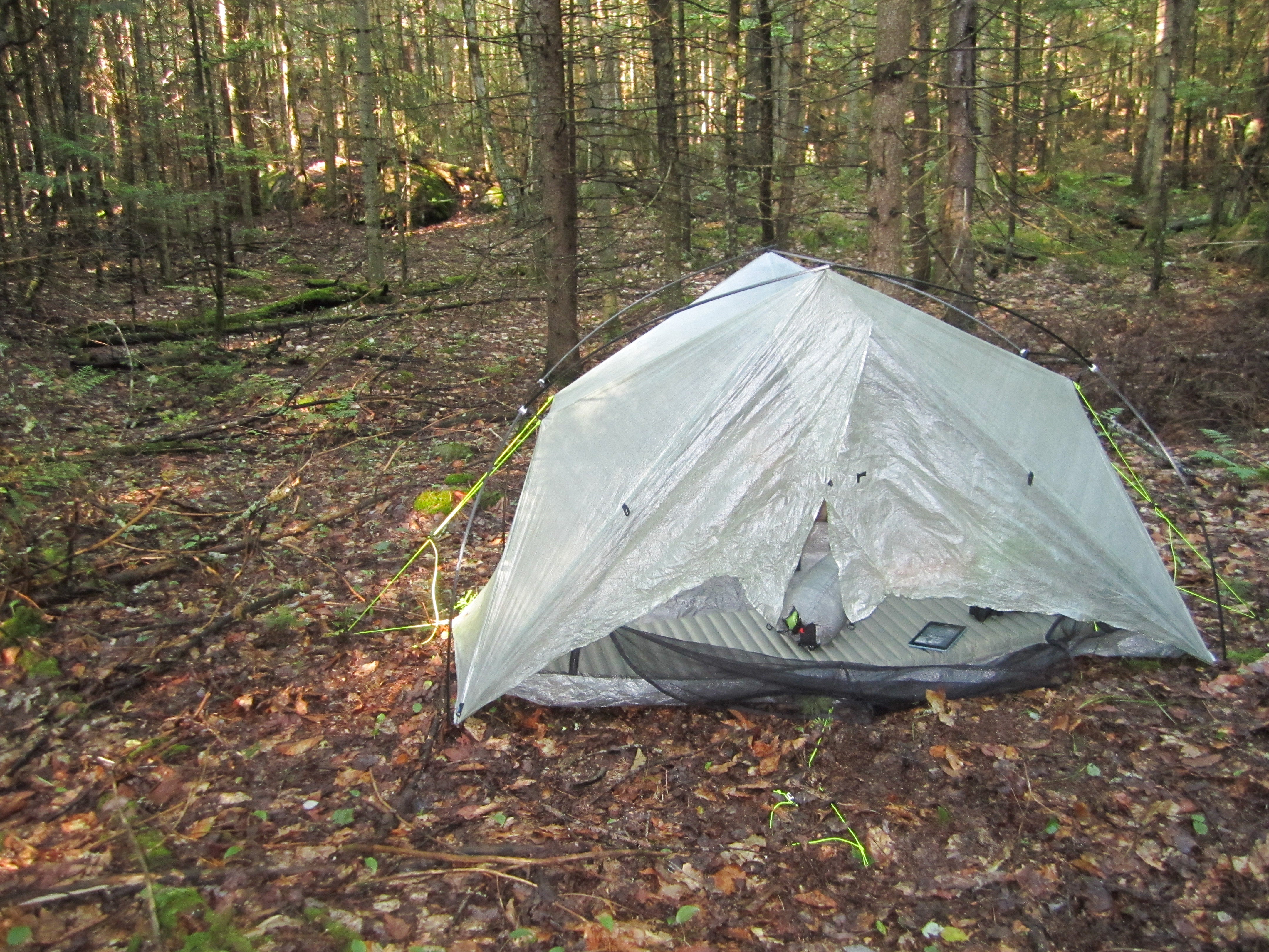 A tent in the wilderness