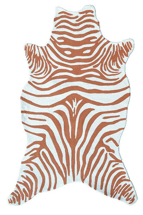 The Rug Market Zebra Melon Shaped 25386 Area Rug