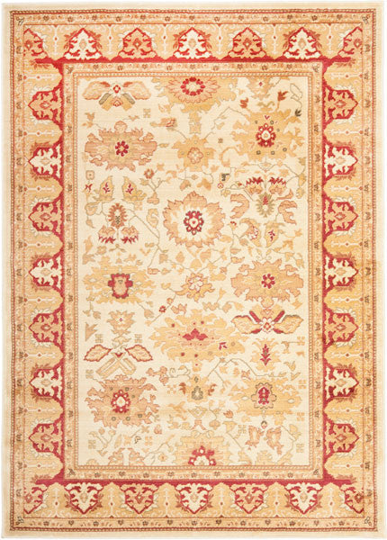 Safavieh Heirloom HLM1741-1140 Creme / Red Rug